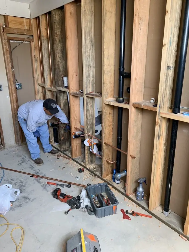 Commercial rough-in plumbing for Gas Line Repair in Alert